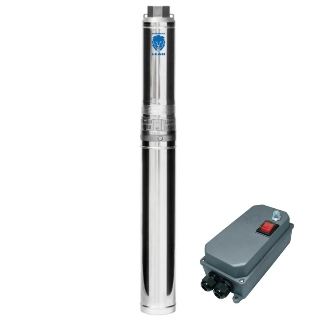 Bomba Submersa Leão 4r3pa-09 230 0,7 Cv Monofásica 220v - com Control Box