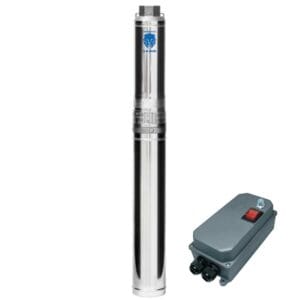Bomba Submersa Leão 4r4pa-10 230 1 Cv Monofásica 220v - com Control Box